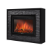 Портал Firelight Loft 30 камень черный, черная эмаль