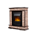 Портал Firelight Scala Classic камень сланец скалистый бурый, шпон тёмный дуб