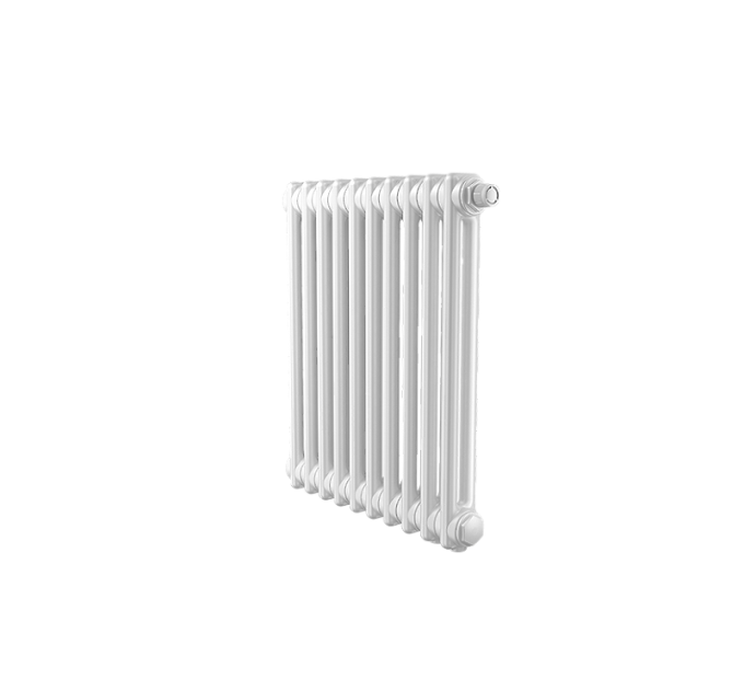 Радиатор трубчатый Zehnder Charleston Retrofit 2056, 08 сек.1/2 ниж.подк. RAL9016 (кроншт.в компл)