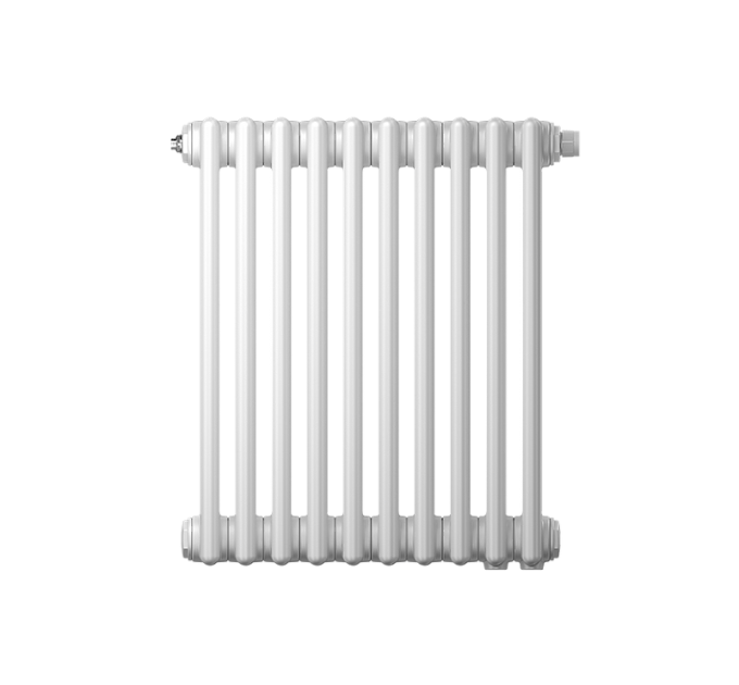 Радиатор трубчатый Zehnder Charleston Retrofit 2056, 28 сек.1/2 ниж.подк. RAL9016 (кроншт.в компл)