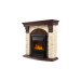 Портал Firelight Torre Classic камень слоновая кость, шпон темный дуб